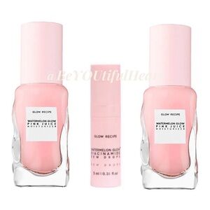 Glow Recipe Mini Watermelon Glow Set - Pink Juice Moisturizer Duo & Glow Serum